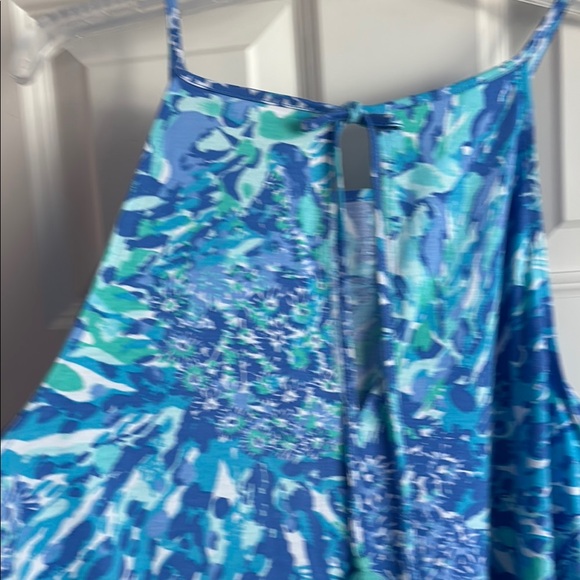 Lilly Pulitzer Blue and Green Maxi Dress - Picture 6 of 8